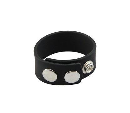 Love In Leather Adjustable/Quick Release Silicone Cock Band