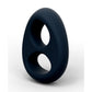 Love In Leather Silicone Teardrop Figure 8 Cock Ring
