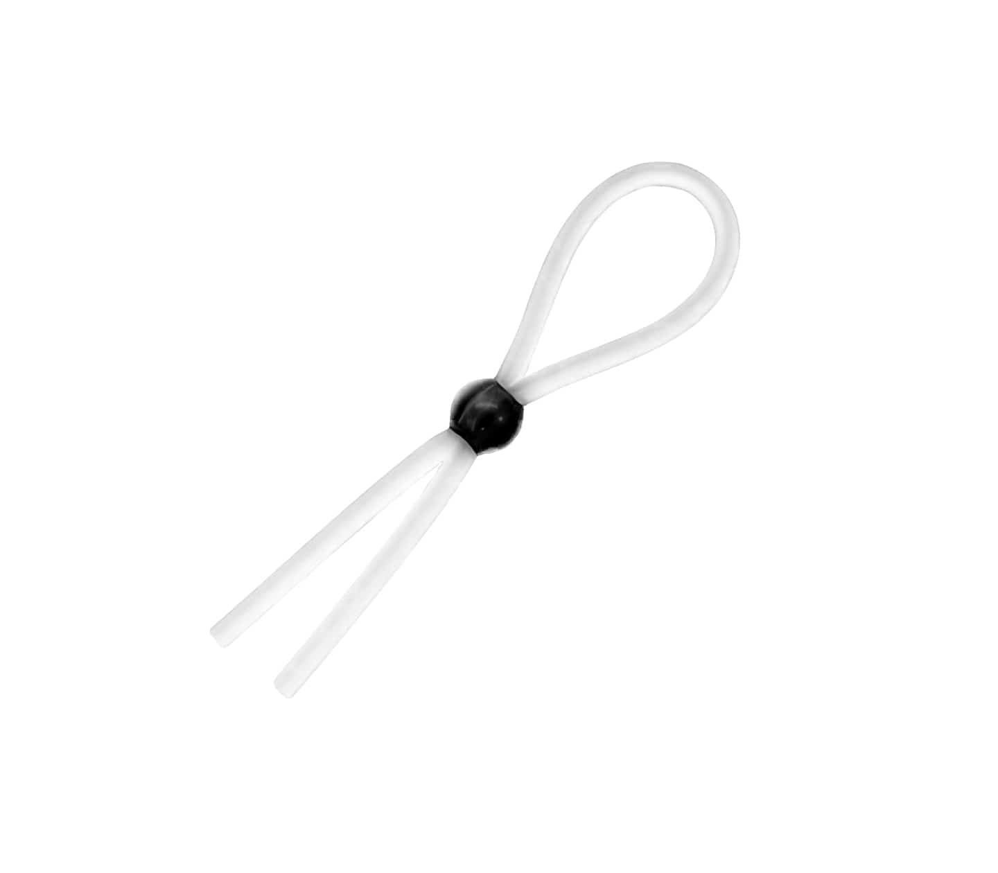 Love In Leather Silicone Adjustable Cock Ring