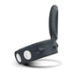 Love In Leather Silicone Cock Ring with Adjustable / Quick Release Ball Strap