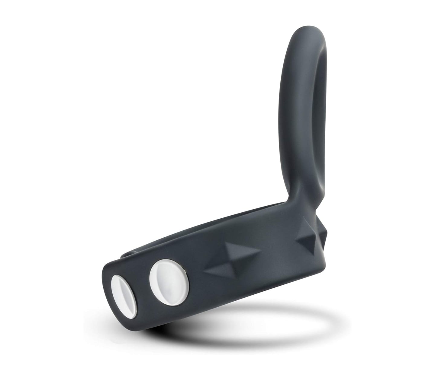 Love In Leather Silicone Cock Ring with Adjustable / Quick Release Ball Strap