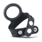 Love In Leather Silicone Cock Ring with Adjustable / Quick Release Ball Strap