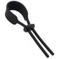 Love In Leather Silicone Adjustable Lasso Cock Ring