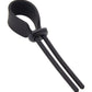 Love In Leather Silicone Adjustable Lasso Cock Ring