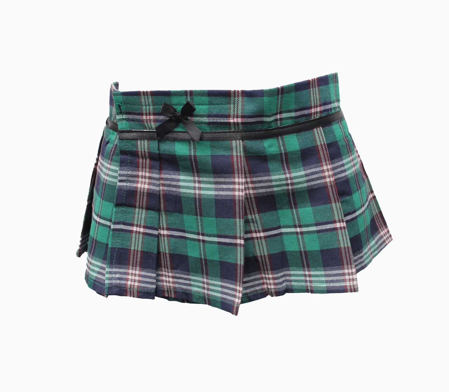 Love In Leather School Girl Tartan Wrap Skirt Size S/M/L/XL - MULTIPLE COLOURS