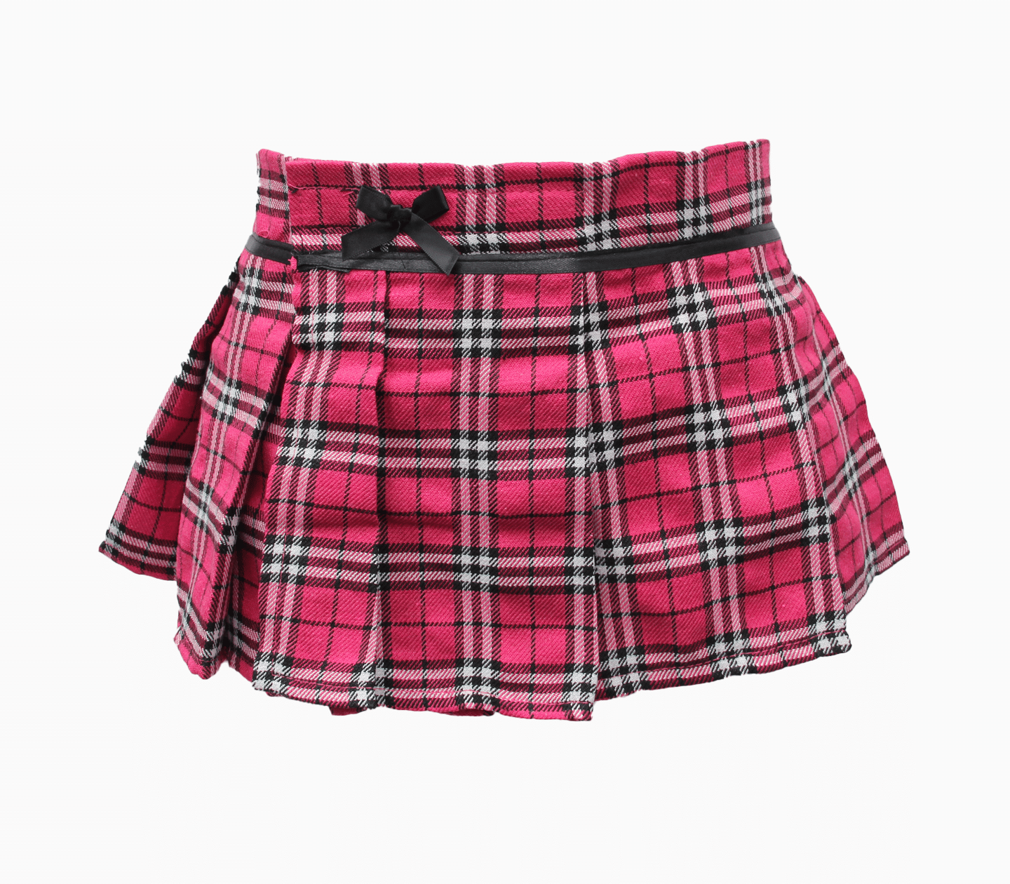 Love In Leather School Girl Tartan Wrap Skirt Size S/M/L/XL - MULTIPLE COLOURS