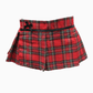 Love In Leather School Girl Tartan Wrap Skirt Size S/M/L/XL - MULTIPLE COLOURS