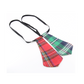 Love In Leather School Girl Tartan Tie  - MULTIPLE COLOURS