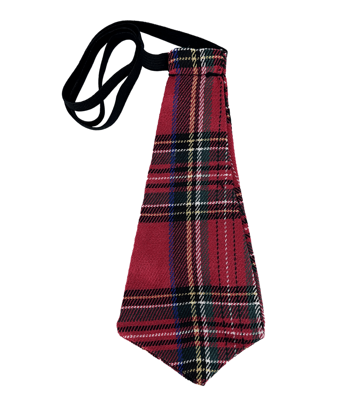 Love In Leather School Girl Tartan Tie  - MULTIPLE COLOURS