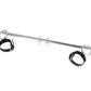 Love In Leather Adjustable Bar Shackle With Rings To Attach Cuffs