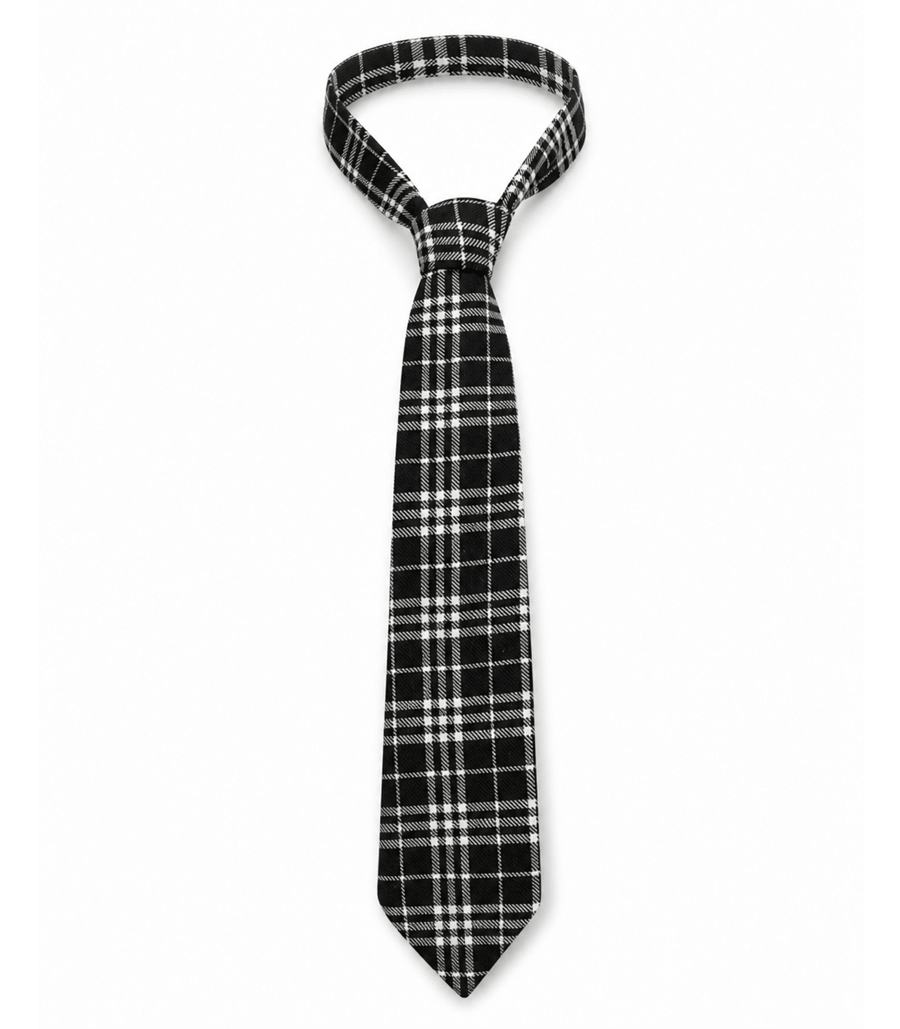 Love In Leather School Girl Tartan Print Tie  - MULTIPLE COLOURS