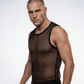 Love In Leather Mens Mesh Singlet Size S/M or L/XL
