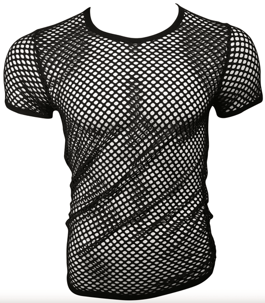 Love In Leather Mens Mesh T-Shirt Size S/M or L/XL