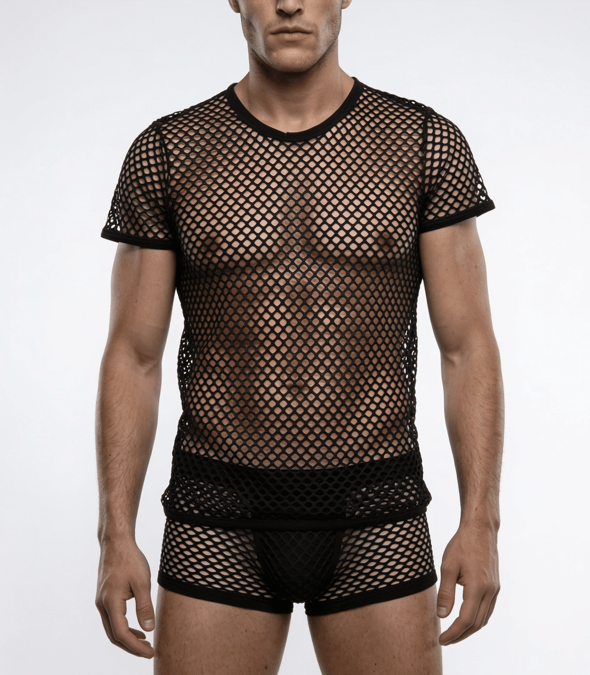 Love In Leather Mens Mesh T-Shirt Size S/M or L/XL