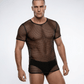Love In Leather Mens Mesh T-Shirt Size S/M or L/XL
