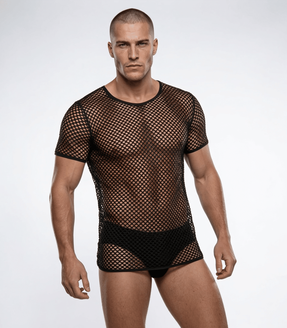 Love In Leather Mens Mesh T-Shirt Size S/M or L/XL