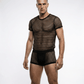 Love In Leather Mens Mesh T-Shirt Size S/M or L/XL
