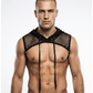 Love In Leather Mens Hooded Mesh Top One Size - MULTIPLE COLOURS