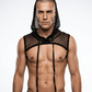 Love In Leather Mens Hooded Mesh Top One Size - MULTIPLE COLOURS