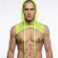 Love In Leather Mens Hooded Mesh Top One Size - MULTIPLE COLOURS