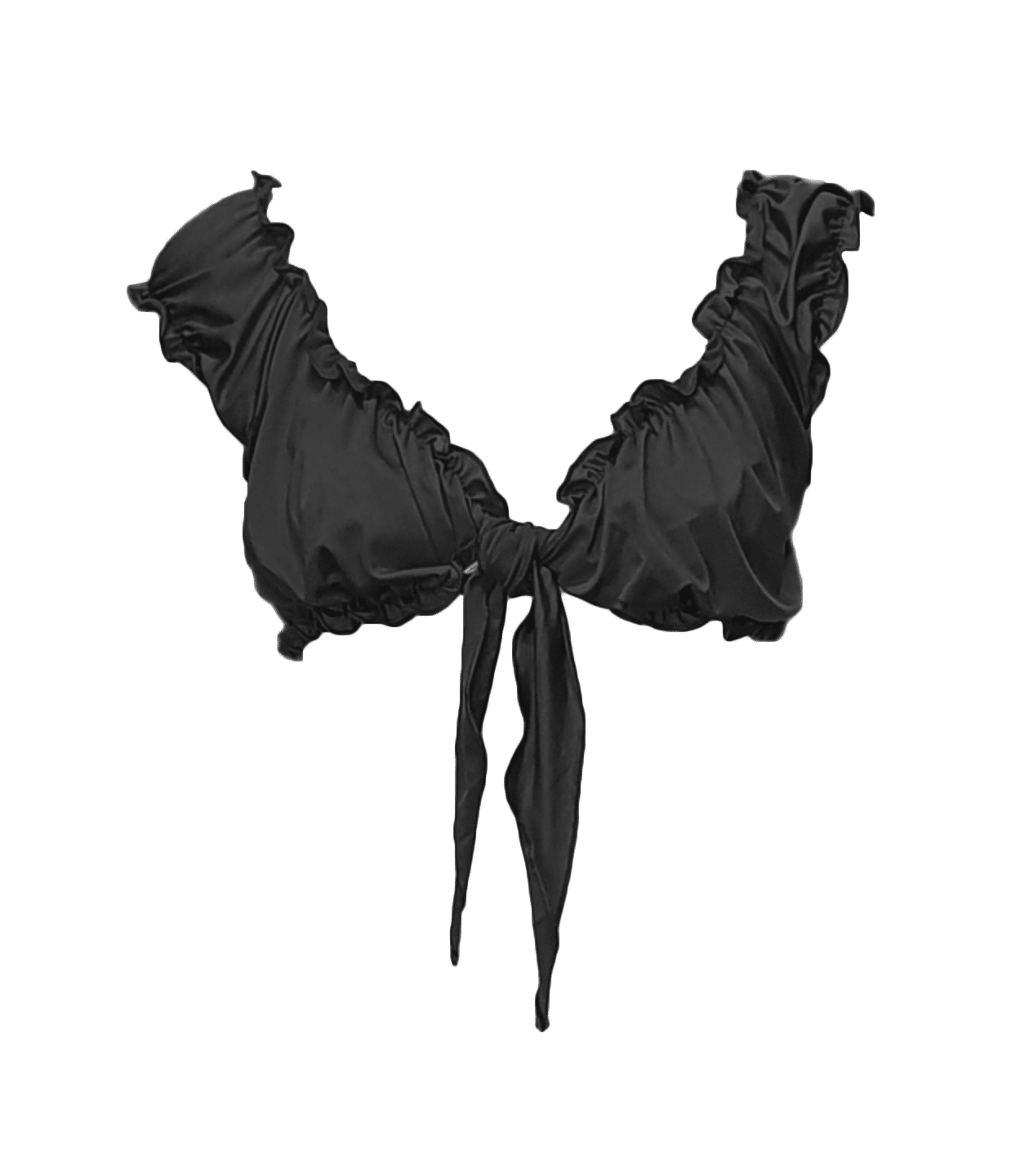 Love In Leather Women's Tie Front Top One Size - MULTIPLE COLOURS