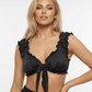 Love In Leather Women's Tie Front Top One Size - MULTIPLE COLOURS