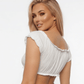 Love In Leather Women's Tie Front Top One Size - MULTIPLE COLOURS