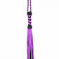 Love In Leather Medium Length Suede Leather Flogger With Turks Head Handle WHI014