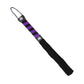 Love In Leather Suede Willy Whip With Candy Stripe Detail Handle WHI051