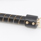 Love In Leather Faux Leather Flogger With Chain Detail WHI071GLD