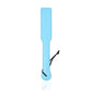 Love In Leather Bright Turquoise Colour Faux Leather Paddle With All Round Edge Stitching B-PAD22BLU