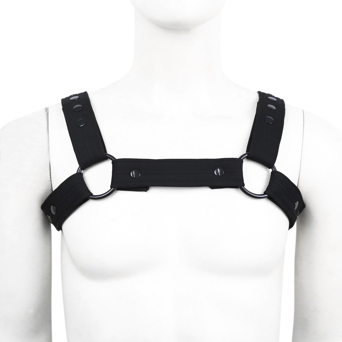 Love In Leather Mens Neoprene Bulldog Brace BRA017