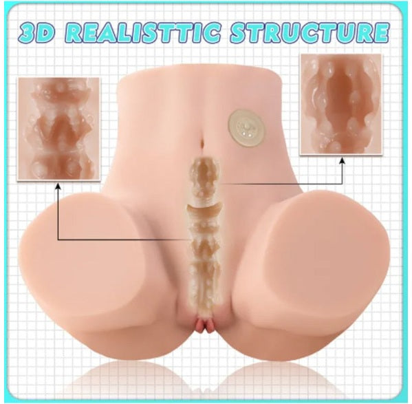 Daytona Dolls Maya 4.5kg USB Auto Suction Pussy and Ass Masturbator