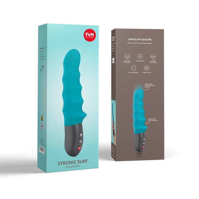 Fun Factory Stronic Surf G-Spot Vibrator Black/Petrol