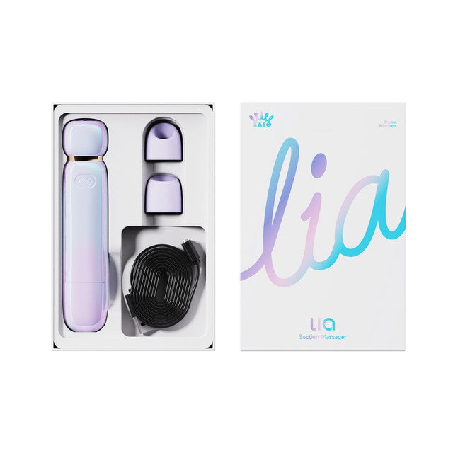 ZALO Lia Suction Massager - Discrete Vibration and Suction - Lavender Purple