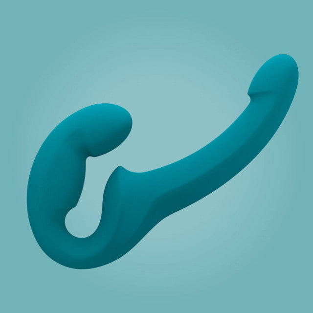 Fun Factory Share Lite - Strapless Strap-On - Posable Double Dildo