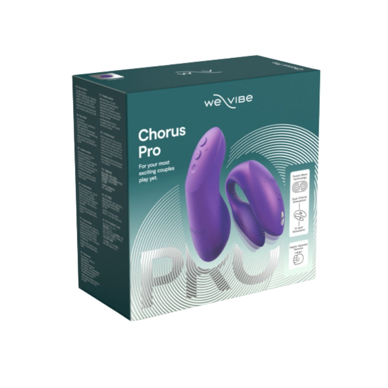 We-Vibe Chorus Pro - Couples Dual Clitoral G-Spot Vibrator with Remote