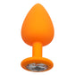 Calexotics Cheeky Anal Plugs 3 Pack - Orange