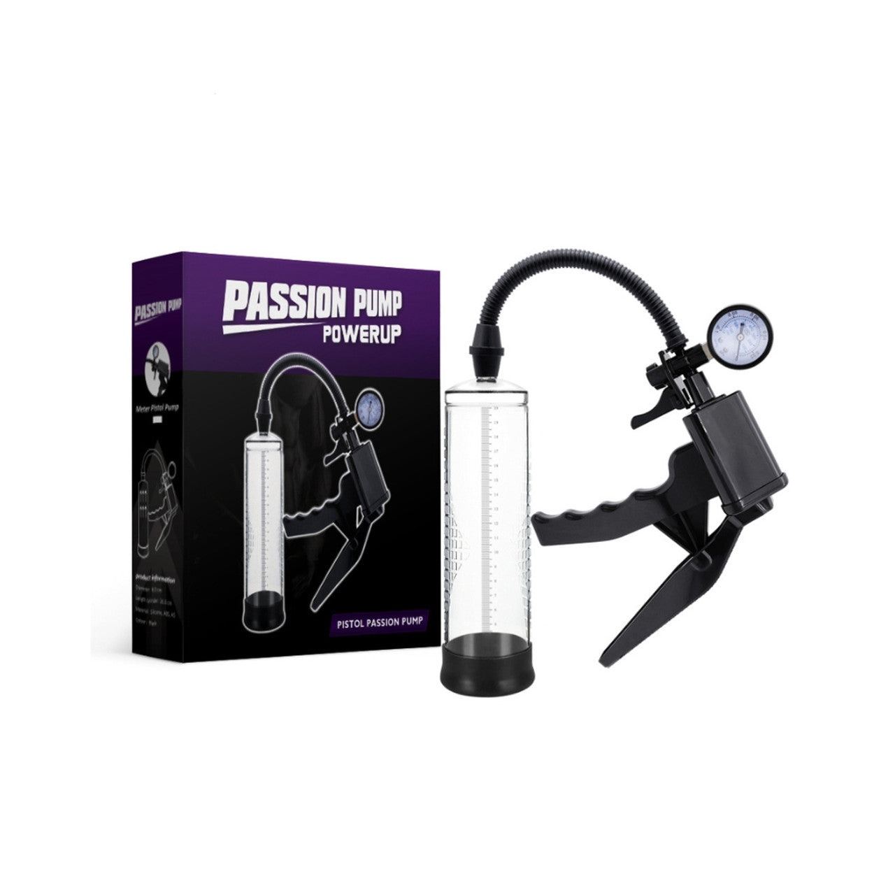Good Buys Pistol Penis Pump with Gauge