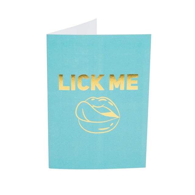 Kama Sutra Naughty Notes Greeting Card with 3x3ml Kama Sutra Packets
