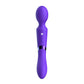 Luv Inc De39: Double-Ended Luv Wand Vibrator - Dark Purple