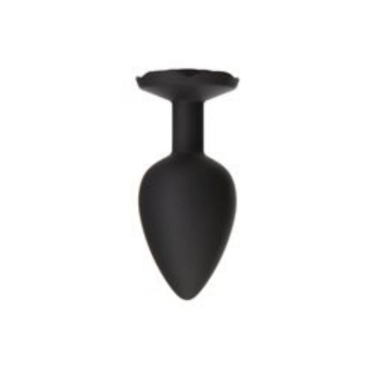BMS Roses Til’ Dawn – Silicone Anal Plug - Large - Black