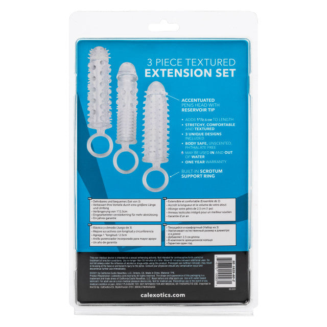 Calexotics 3 Piece Textured Extension Set