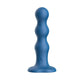Luv Inc Bs38: Beaded Strap-On Luv Vibe with Remote - Blue