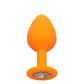 Calexotics Cheeky Anal Plugs 3 Pack - Orange