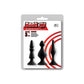 Excellent Power Back Up 3 in 1 Assorted Kit - Butt Plug Set - Black