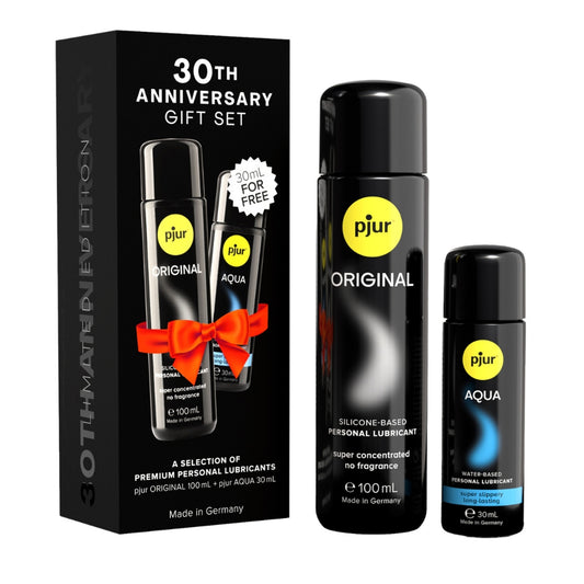 Pjur 30th Anniversary Gift Set (Original 100ml + Free Pjur Aqua 30ml) - Limited Edition