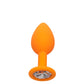 Calexotics Cheeky Anal Plugs 3 Pack - Orange