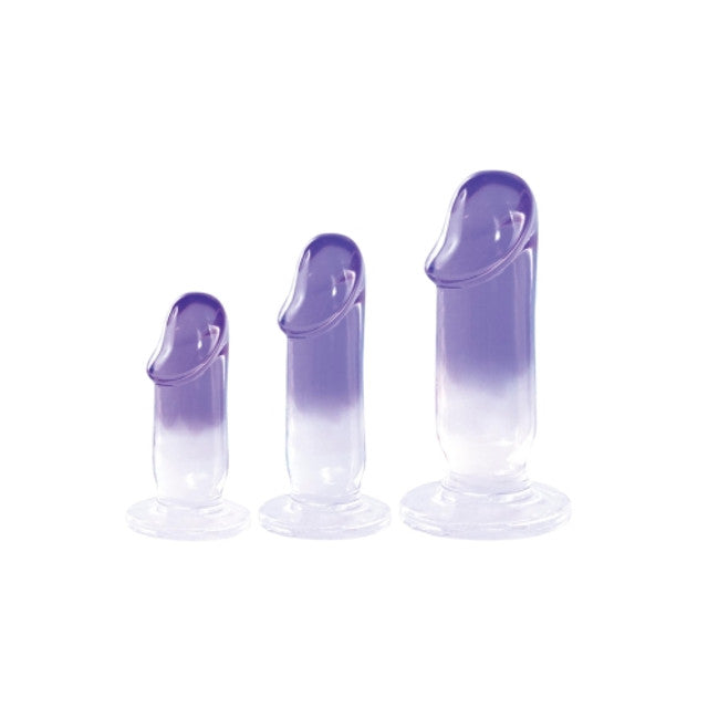 Excellent Power Glitzy Trainer 3 in 1 PVC Dong Kit - Transparent