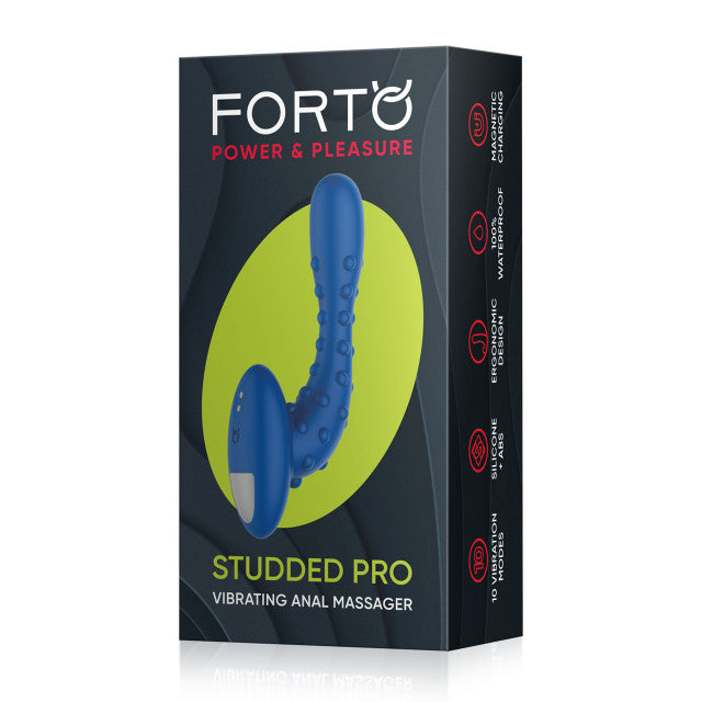 Forto Studded Pro Vibrating Anal Massager